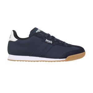 Lonsdale Mens Lambo Side Stripe Sneakers / Navy